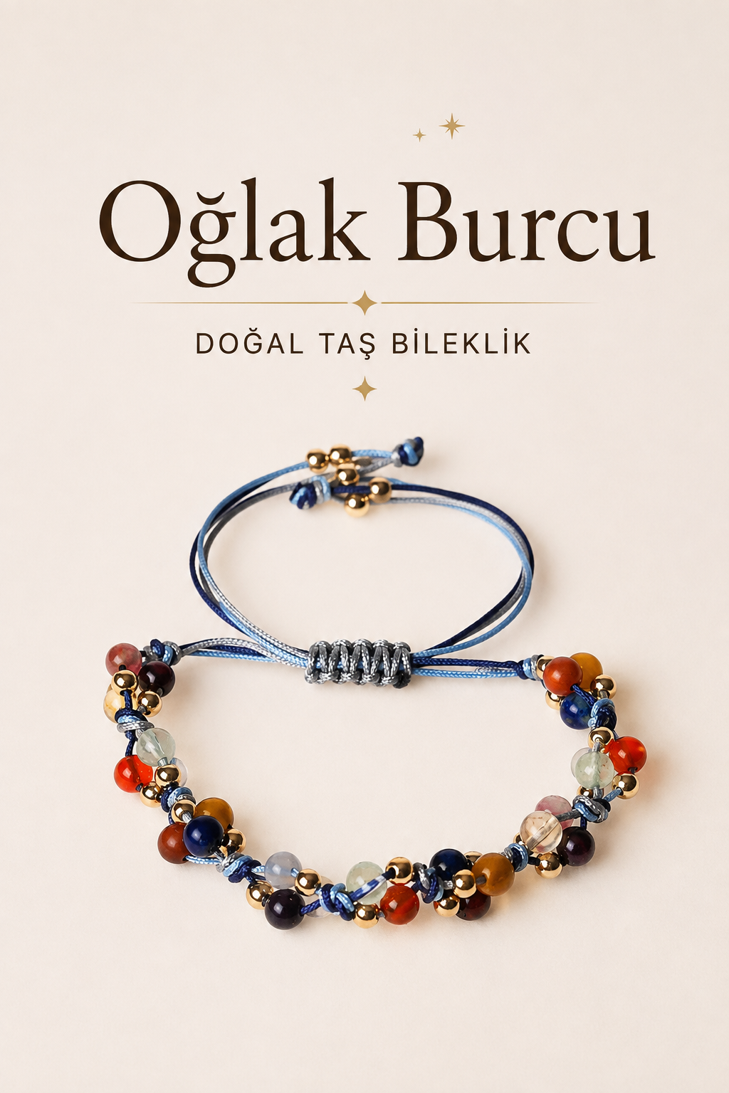 Oğlak Burcu Makrome Bileklik