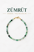 Zümrüt & Gümüş Aparatlı Bileklik